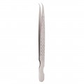 Diamond Print S-Type Eyelash Tweezer